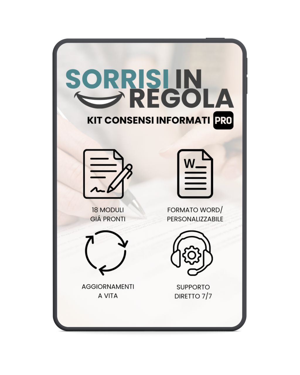 SORRISI IN REGOLA: KIT CONSENSI INFORMATI PRO