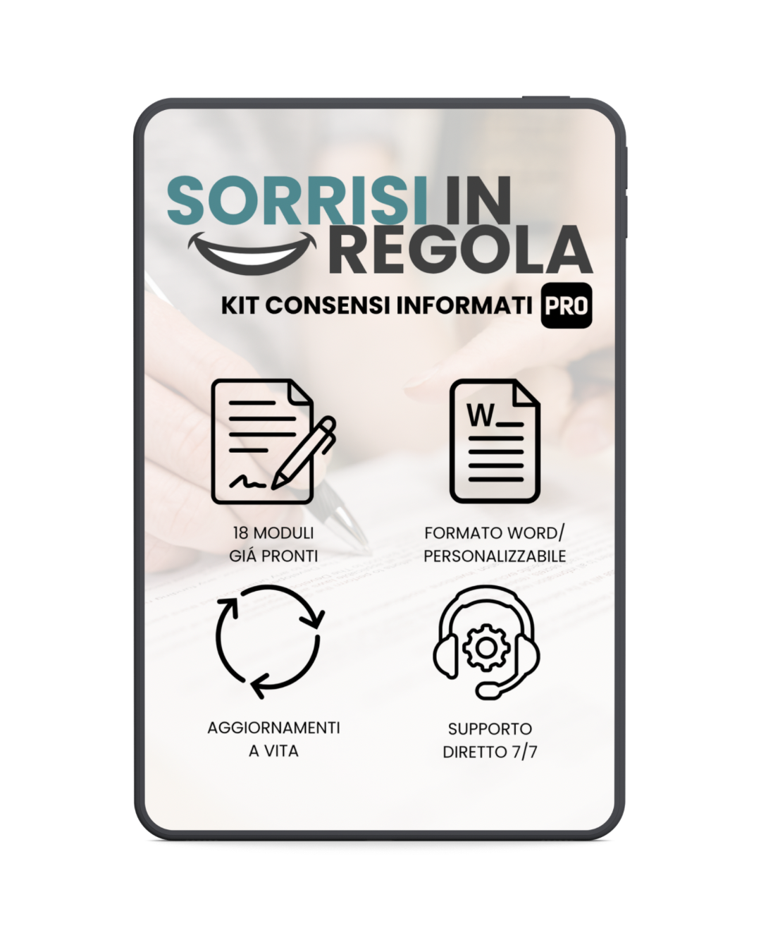SORRISI IN REGOLA: KIT CONSENSI INFORMATI PRO